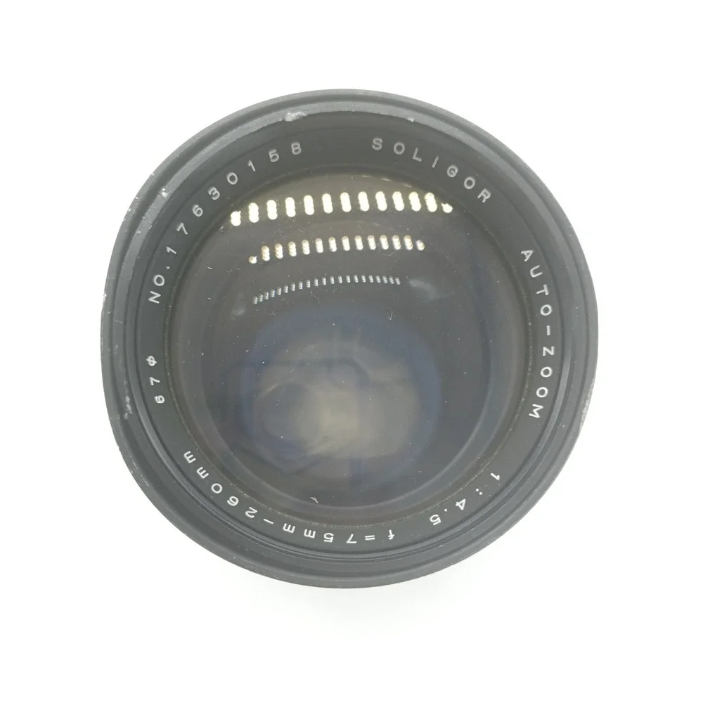 Soligor Auto-Zoom 75-260mm f4.5 Telephoto Zoom Camera Lens No.17630158 R31